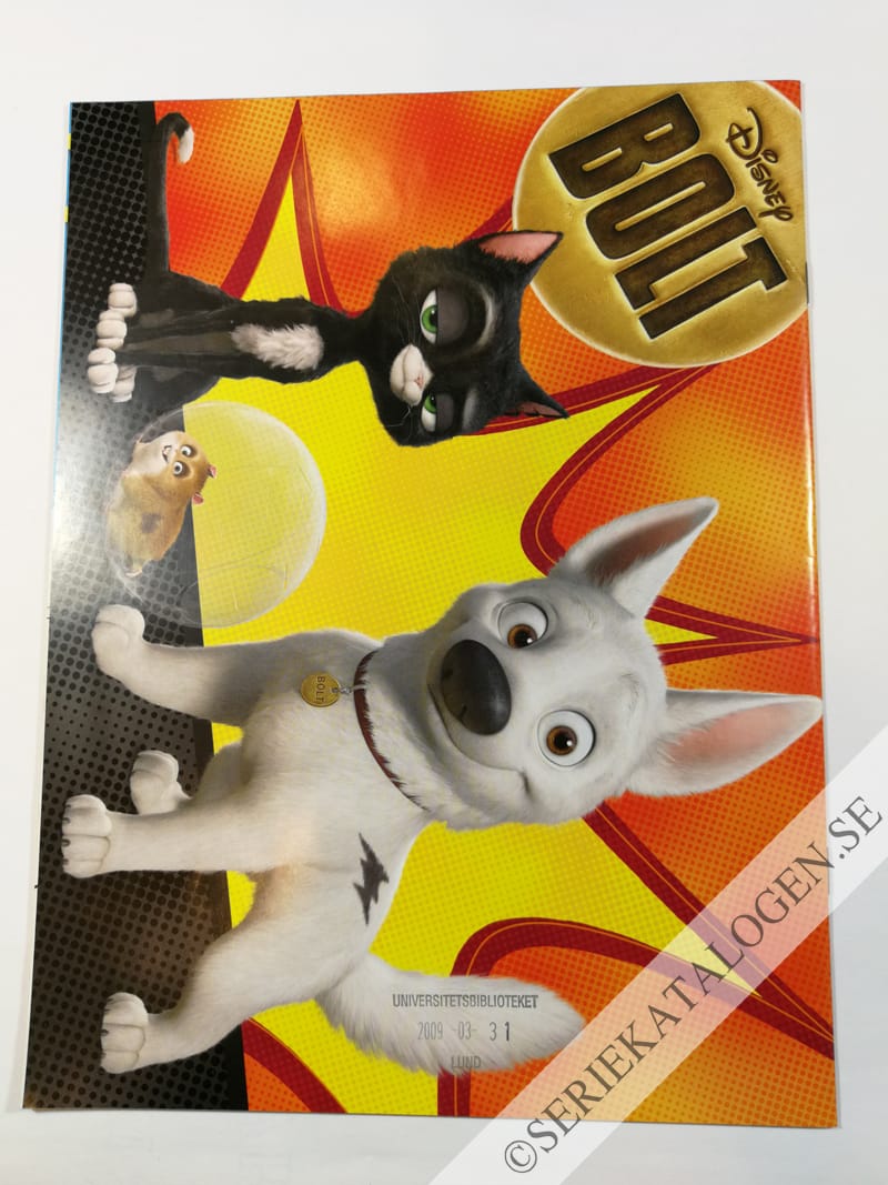 Baksida på Bolt (2009)