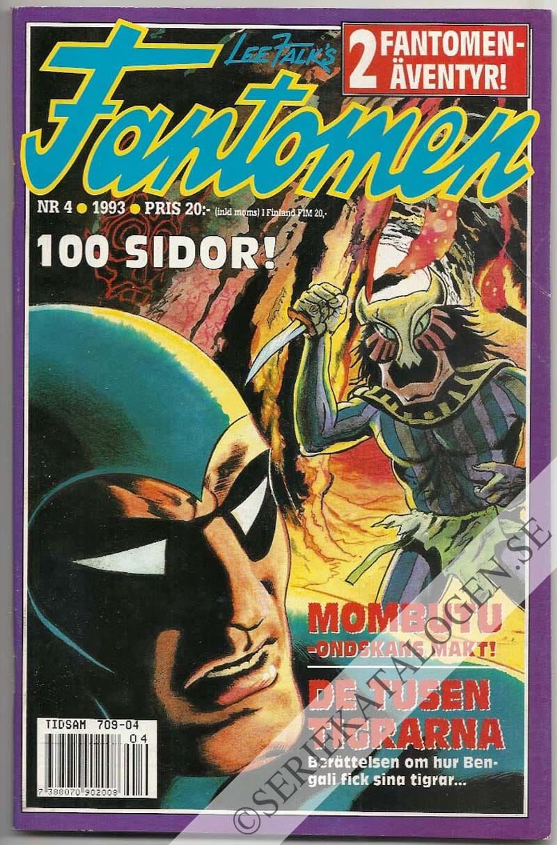 Framsida på Fantomen #4 (1993)