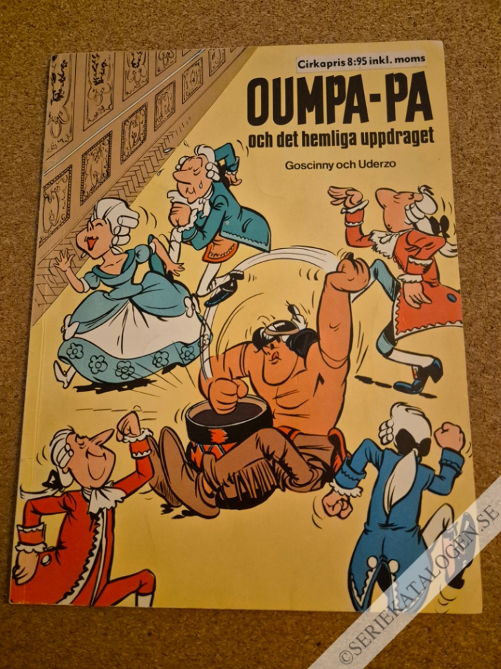 Framsida på Oumpa-Pa Oumpa-Pa och det hemliga uppdraget (1973)
