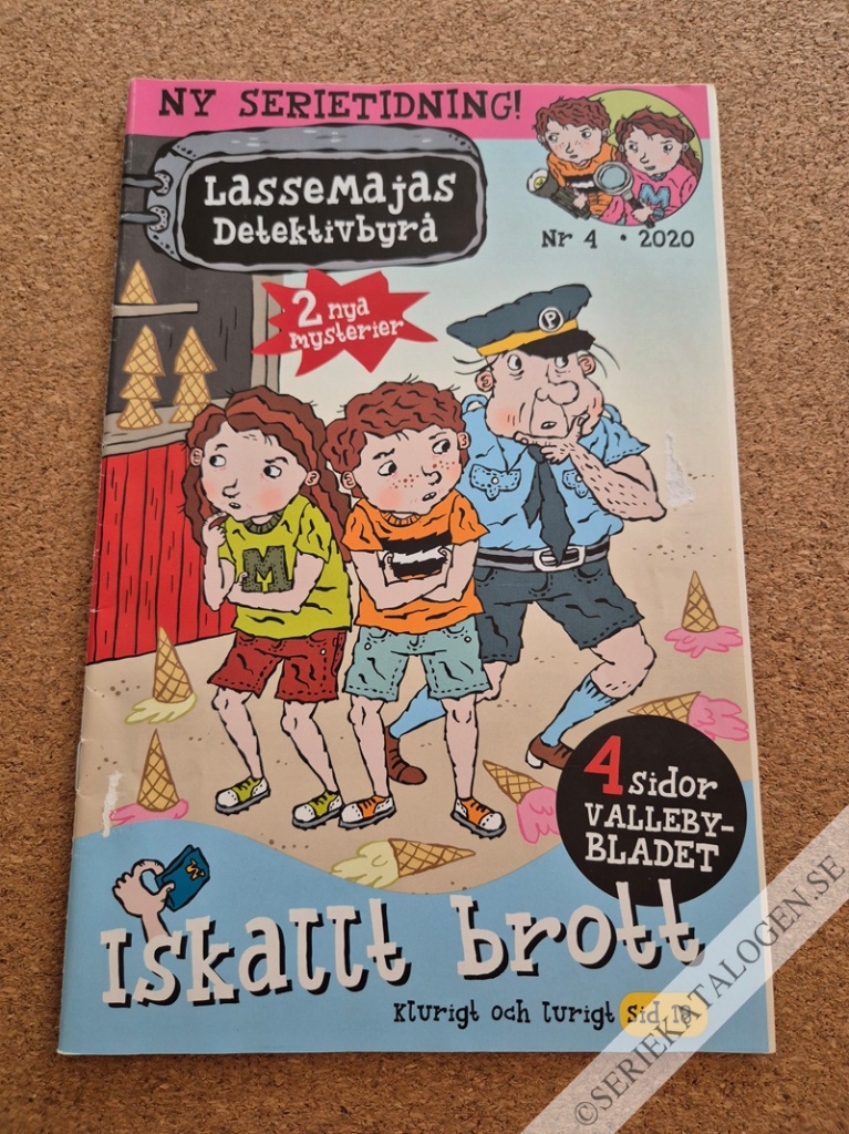 Framsida på LasseMajas detektivbyrå #4 (2020)