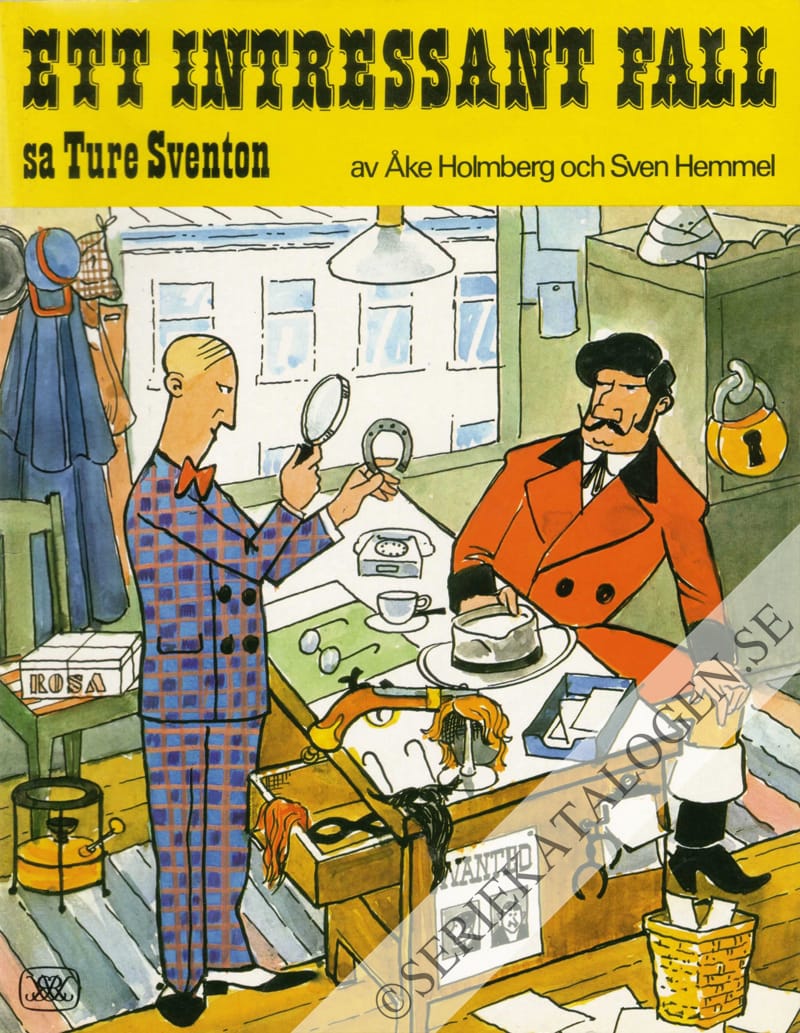 Framsida på Ett intressant fall, sa Ture Sventon (1989)