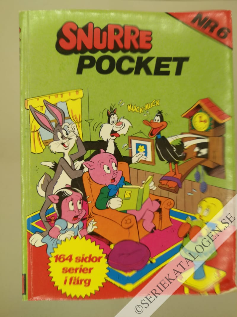 Framsida på Snurre pocket #6 (1984)