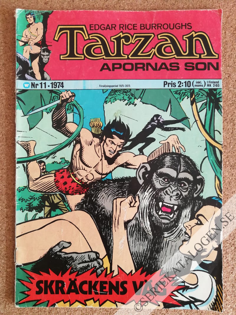 Framsida på Tarzan #11 (1974)