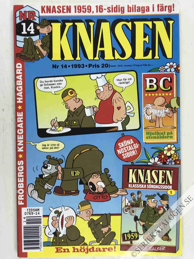 Framsida på Knasen #14 (1993)