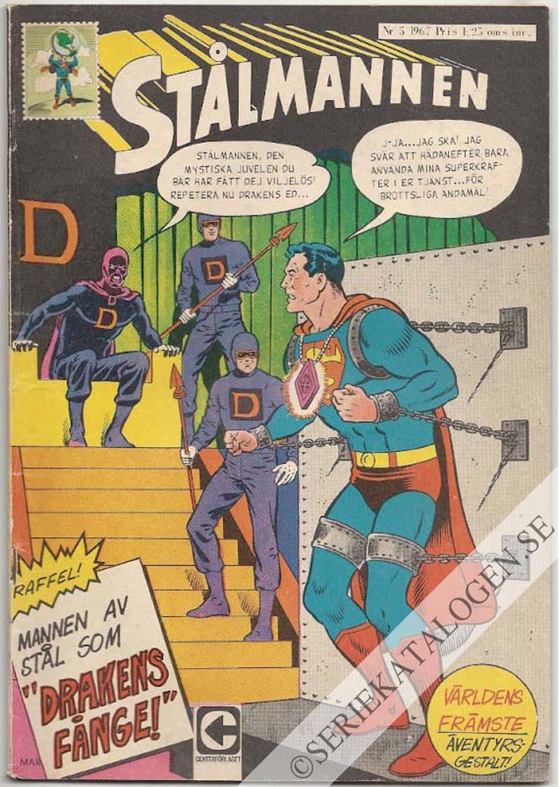Framsida på Stålmannen #5 (1967)
