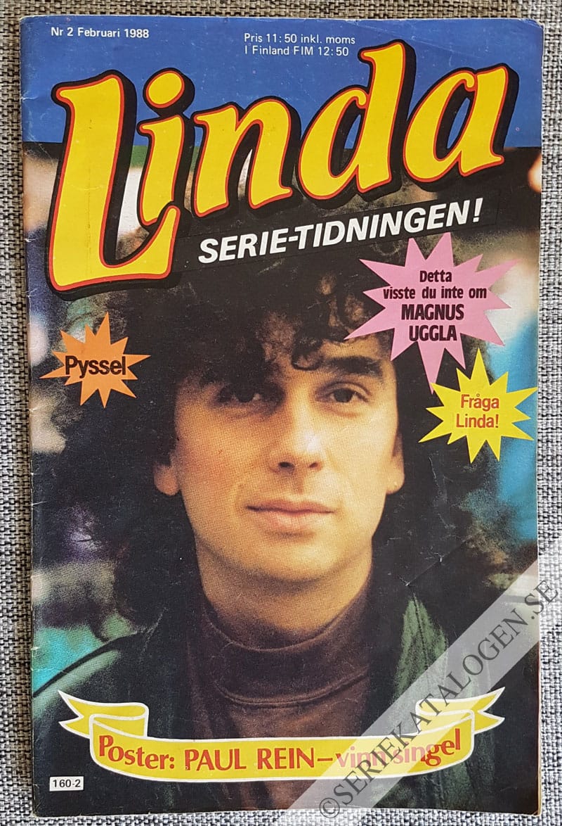 Framsida på Linda #2 (1988)