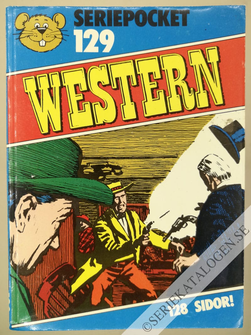 Framsida på Seriepocket #129 - Western (1983)