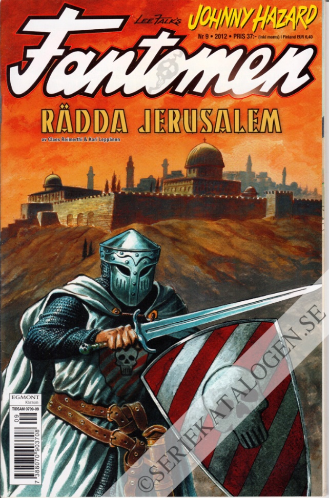 Framsida på Fantomen #9 (2012)