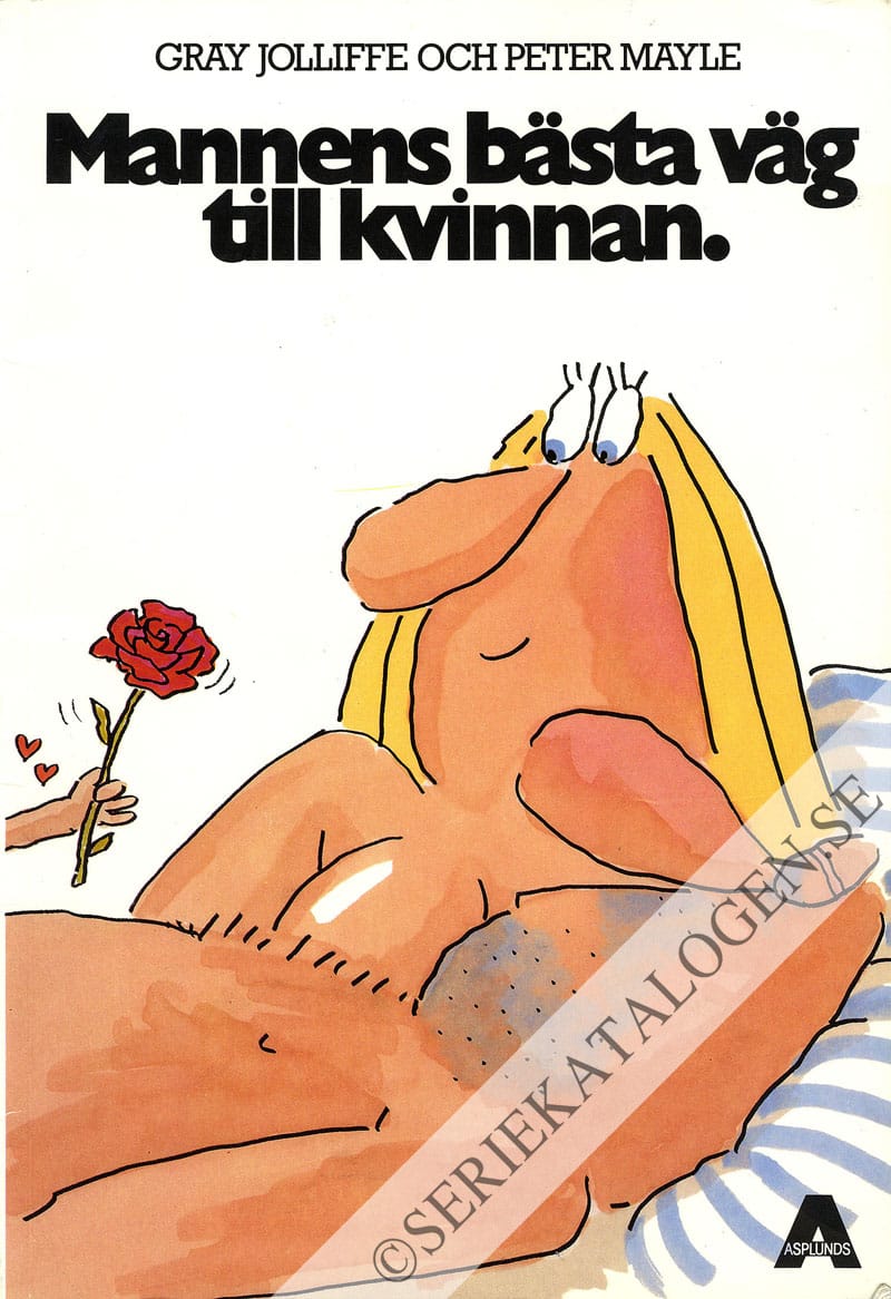 Framsida på Mannens bästa väg till kvinnan. # (1987)