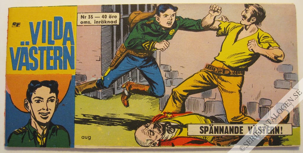 Framsida på Vilda Västern #35 (1964)