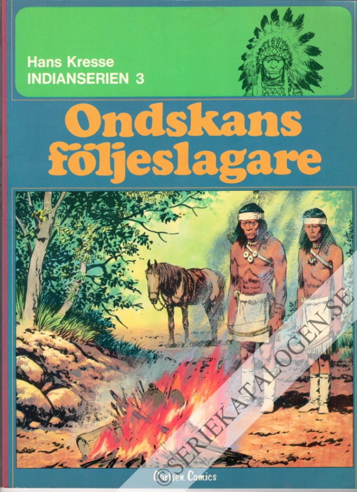 Framsida på Indianserien Ondskans följeslagare (1978)
