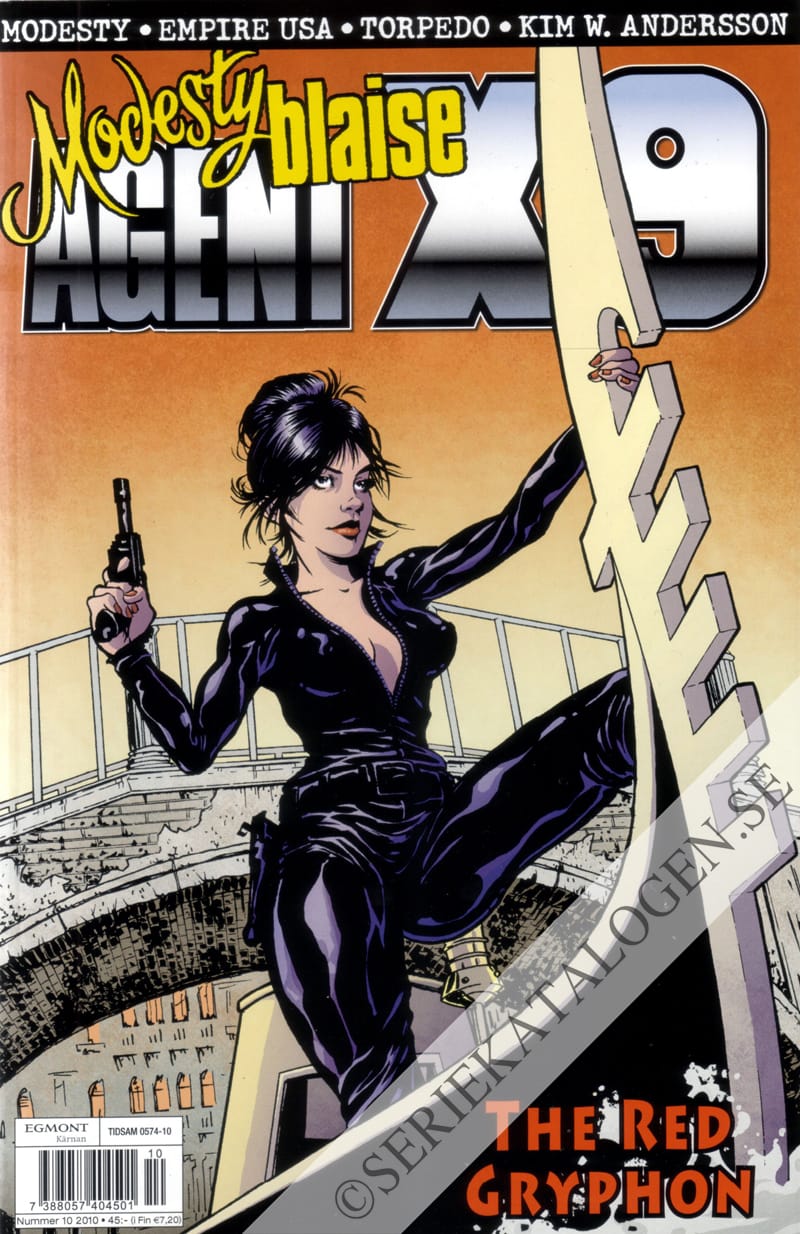 Framsida på Agent X9 #10 (2010)