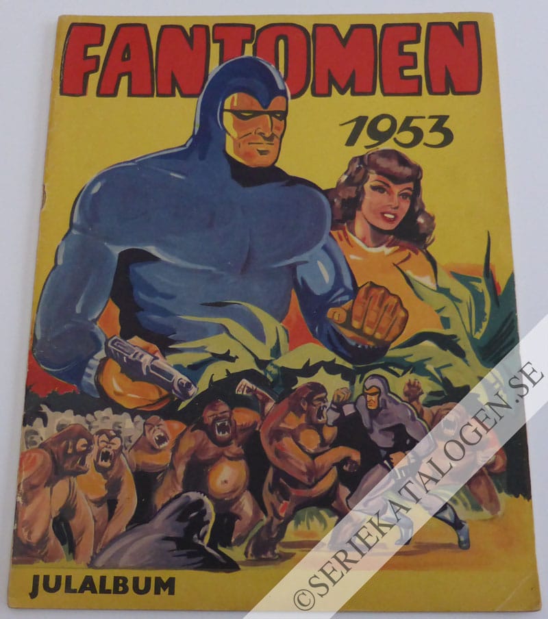 Framsida på Fantomen Julalbum 1953 (1953)