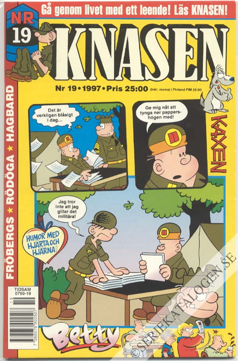 Framsida på Knasen #19 (1997)