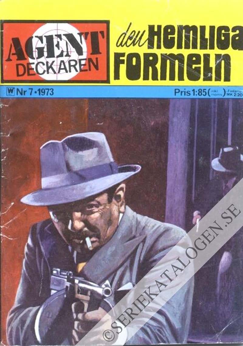 Framsida på Agent-deckaren Den hemliga formeln (1973)