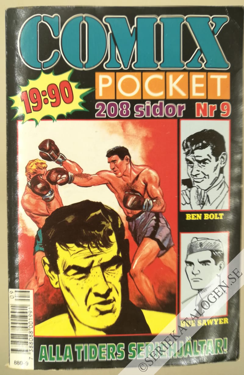Framsida på Comix pocket Ben Bolt/Buz Sawyer (1990)