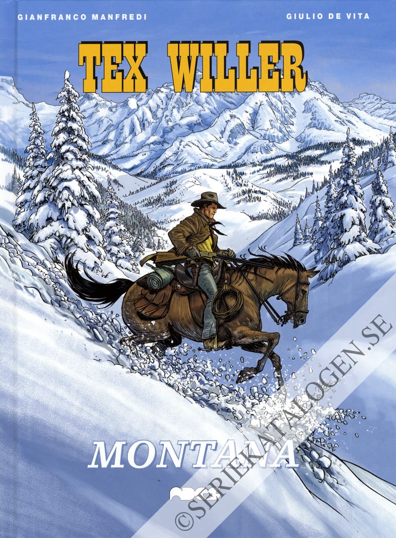 Framsida på Legenden om Tex Willer Montana (2019)