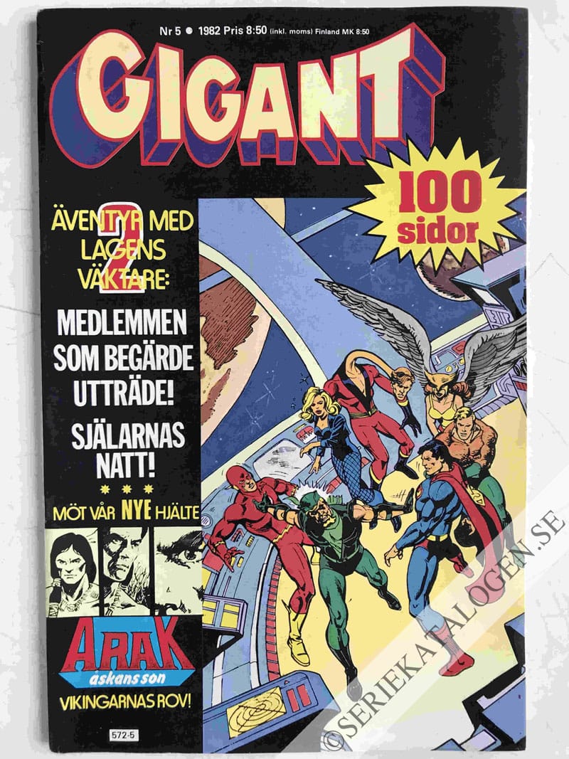 Framsida på Gigant #5 (1982)