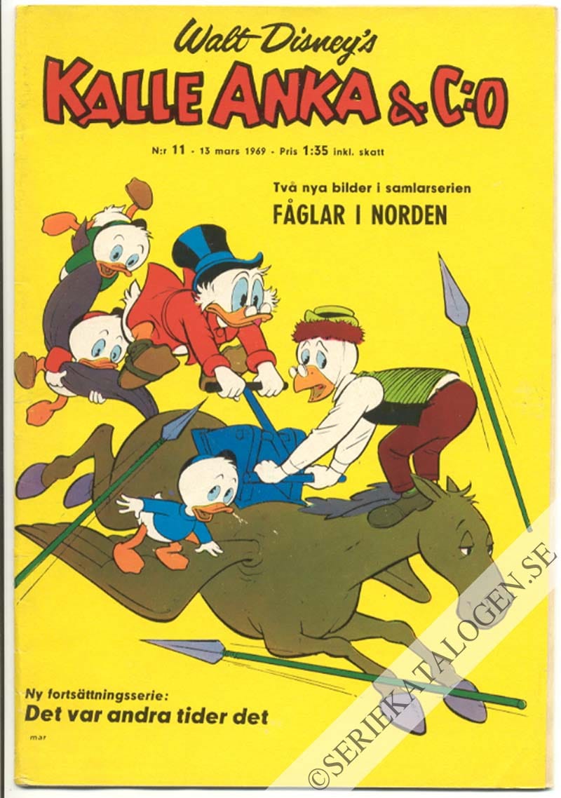 Framsida på Kalle Anka & C:o #11 (1969)