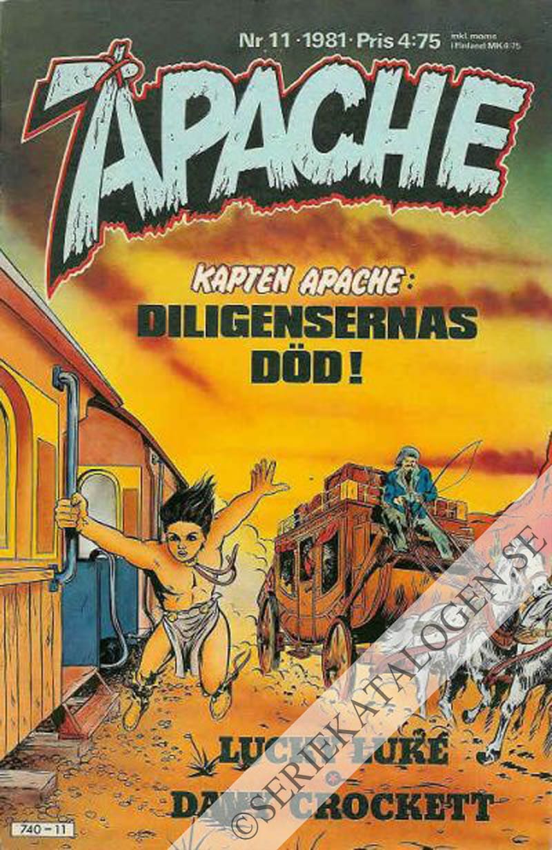 Framsida på Apache #11 (1981)