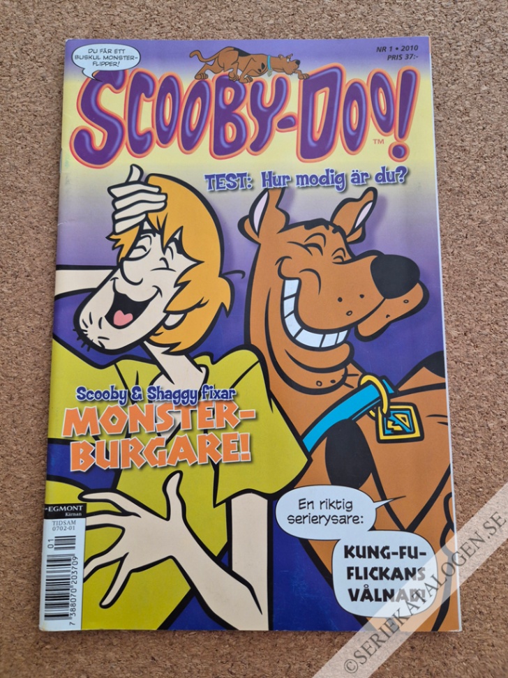 Framsida på Scooby-Doo! #1 (2010)