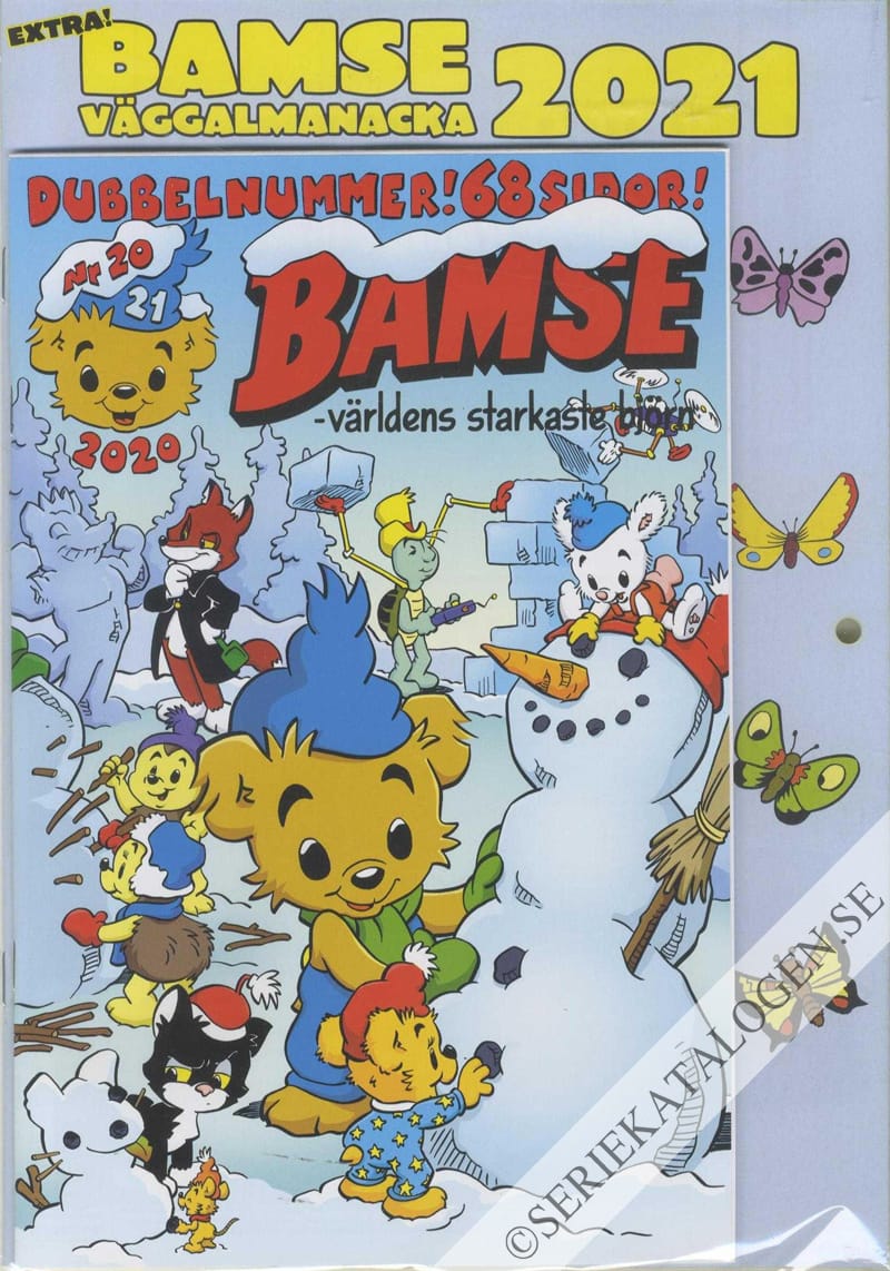 Framsida på Bamse #20-21 (2020)