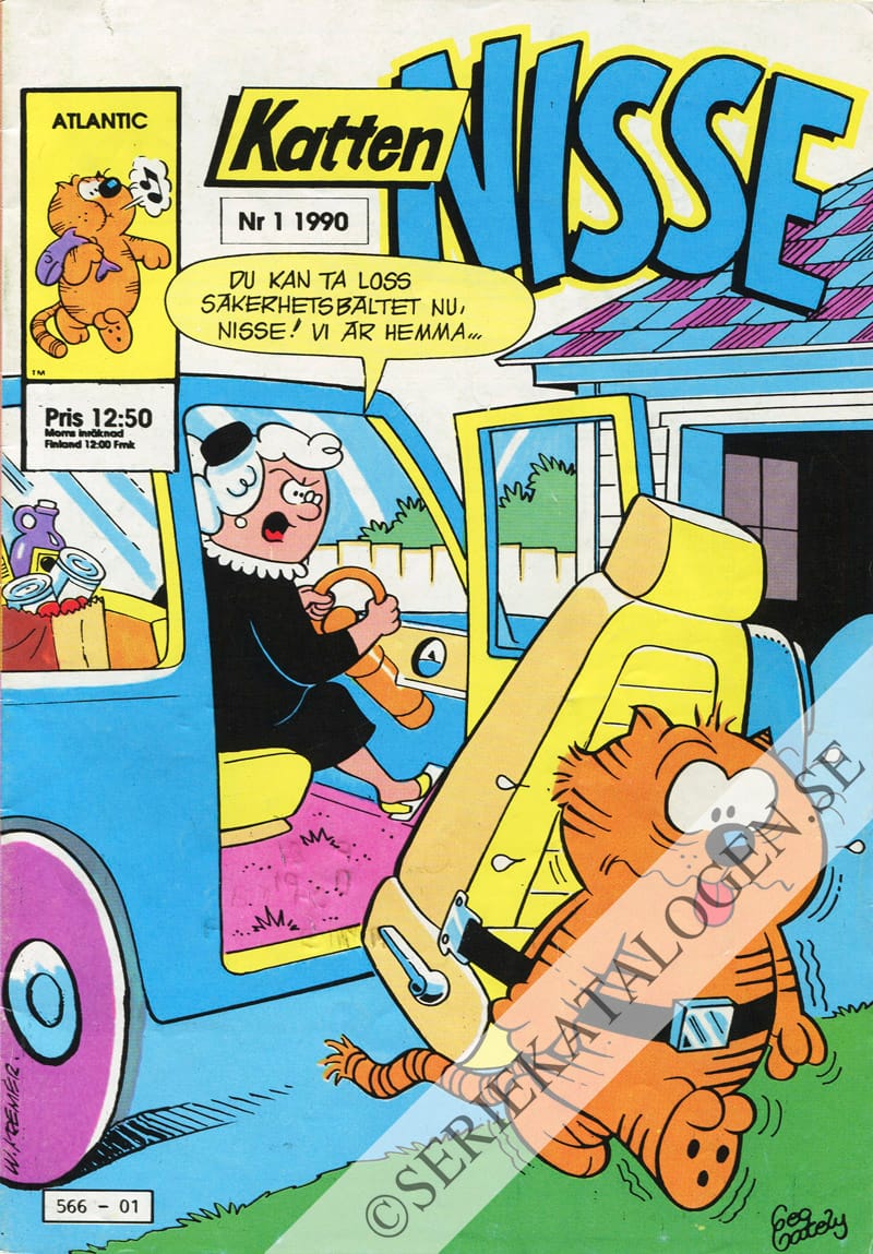 Framsida på Katten Nisse #1 (1990)