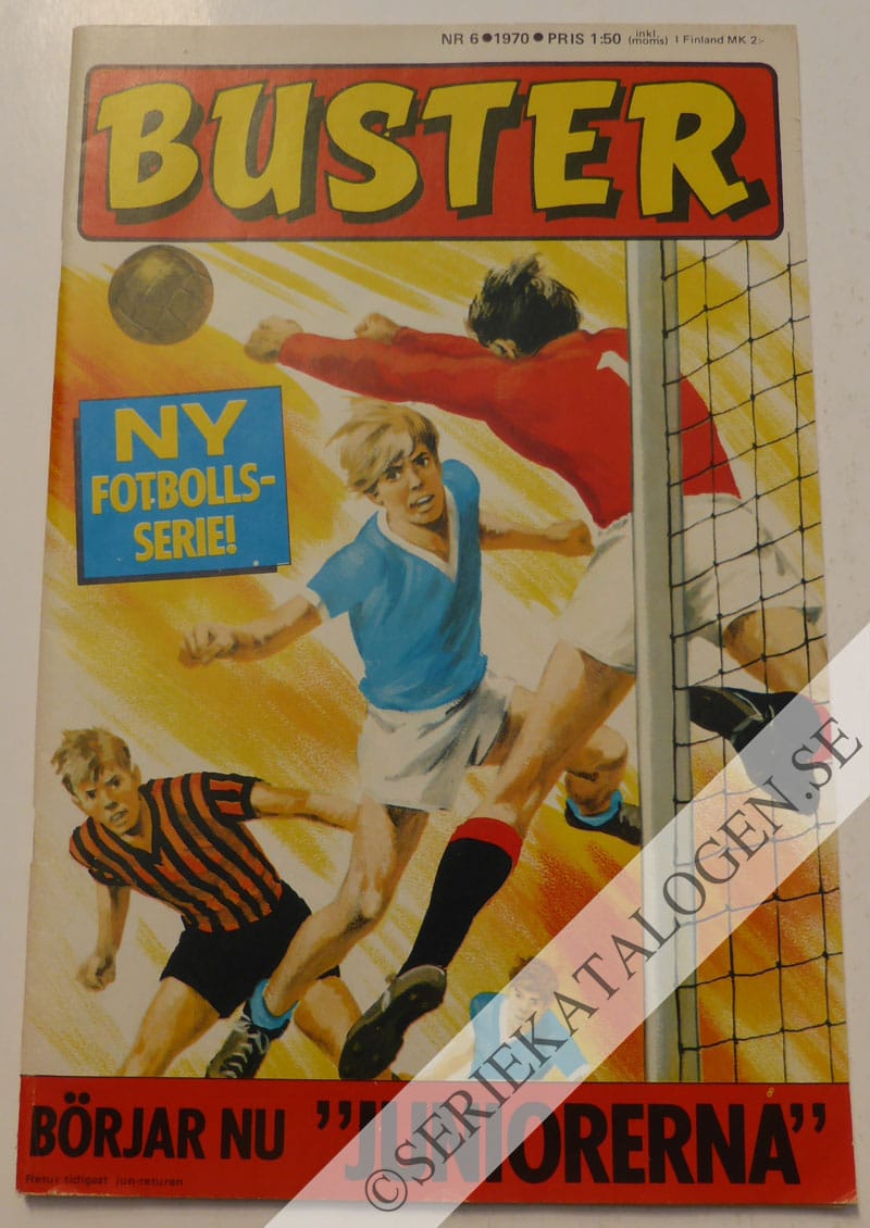 Framsida på Buster #6 (1970)