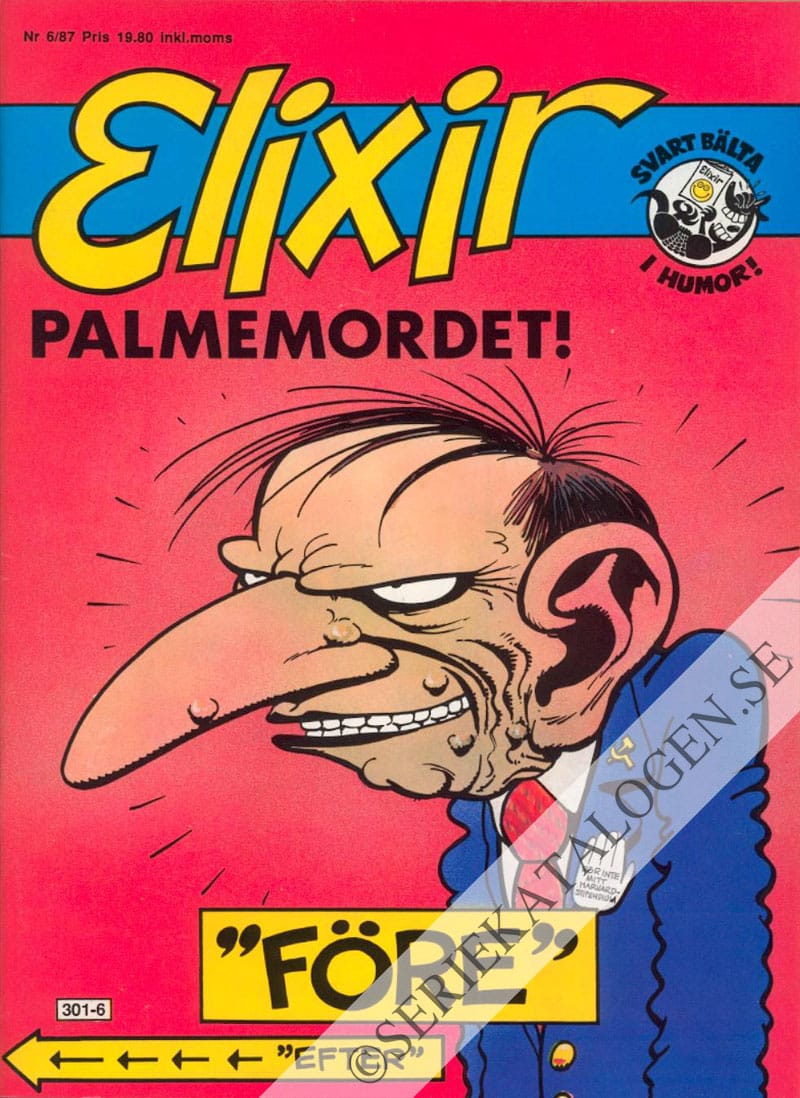 Framsida på Elixir #6 (1987)