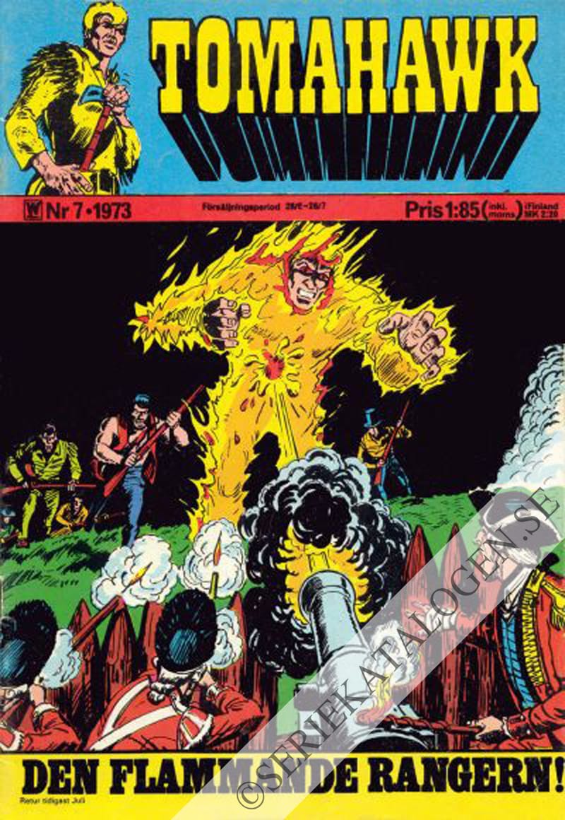 Framsida på Tomahawk #7 (1973)