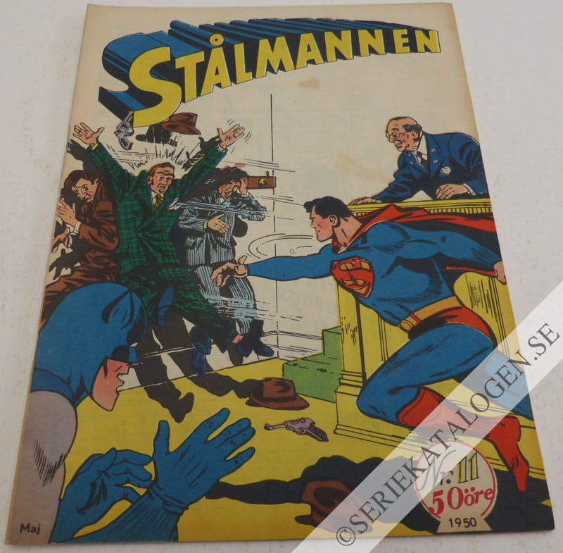 Framsida på Stålmannen #11 (1950)