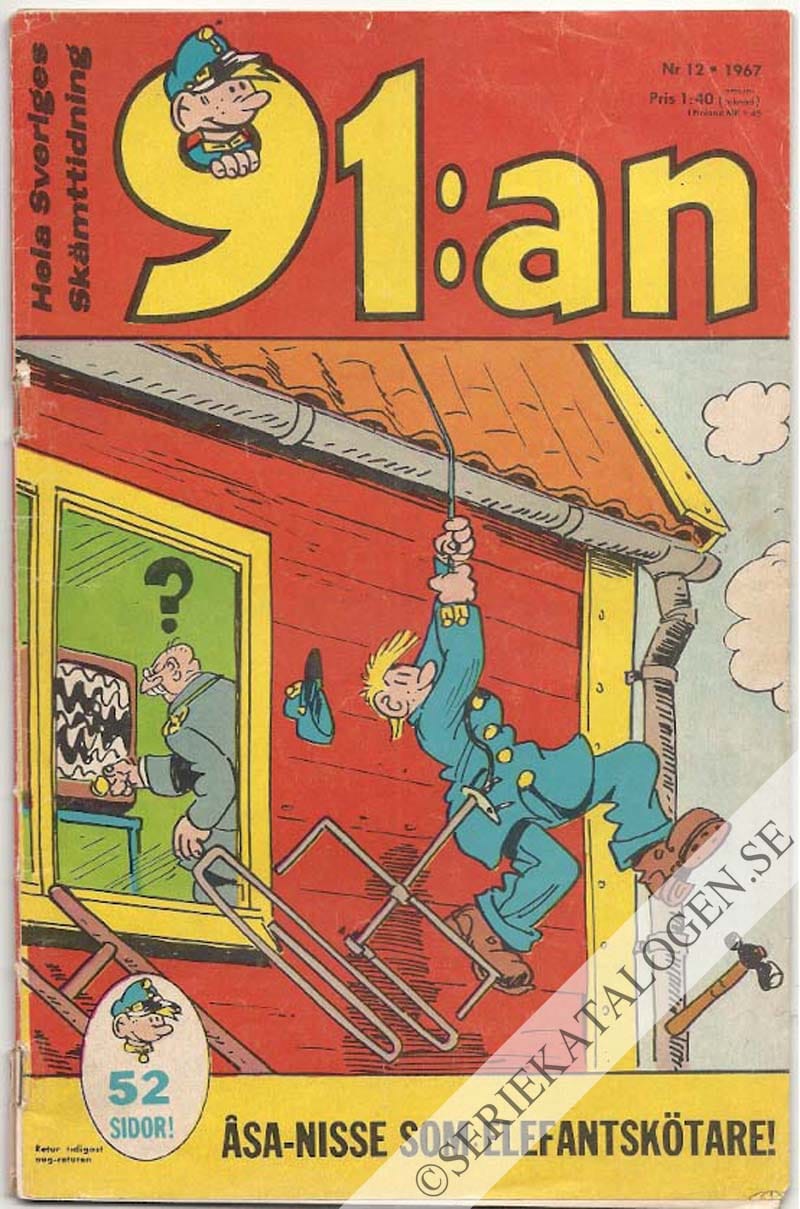 Framsida på 91:an #12 (1967)