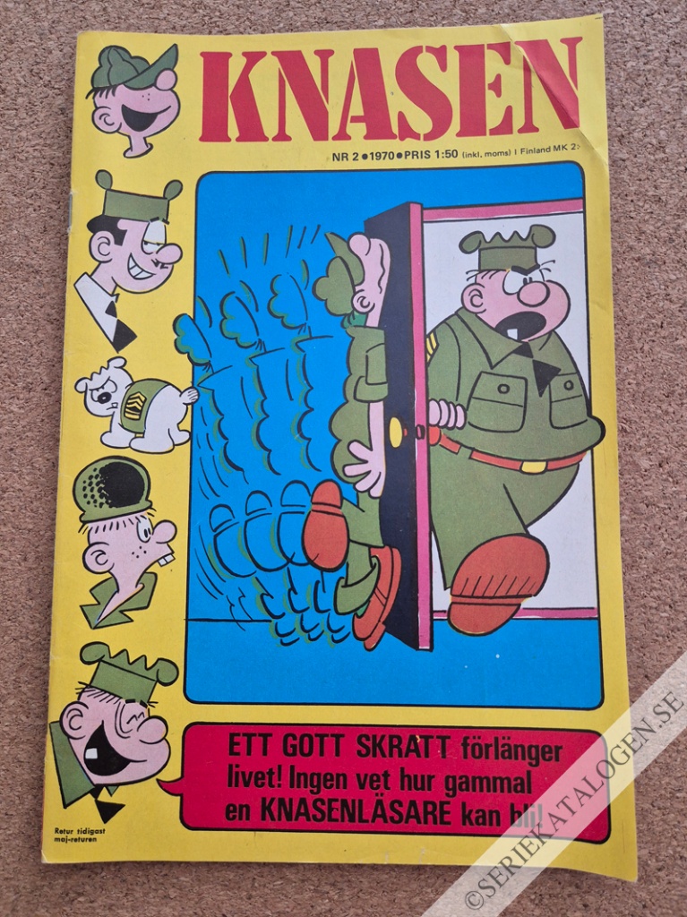 Framsida på Knasen #2 (1970)