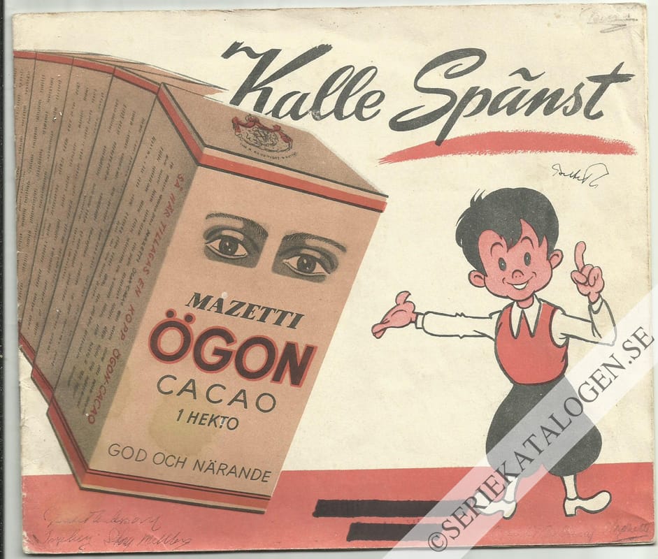 Framsida på Kalle Spänst # (1944)