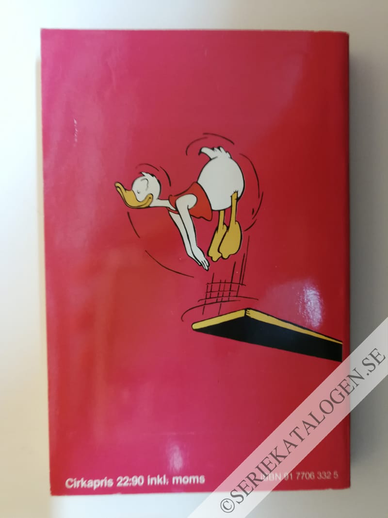 Baksida på Kalle går i fällan (1986)