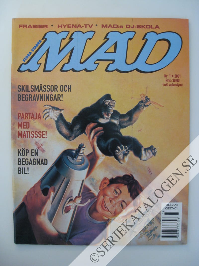Framsida på Svenska MAD #1 (2001)