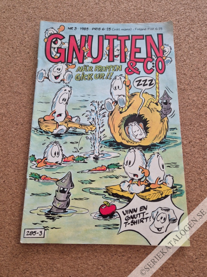 Framsida på Gnutten & C:o #3 (1985)
