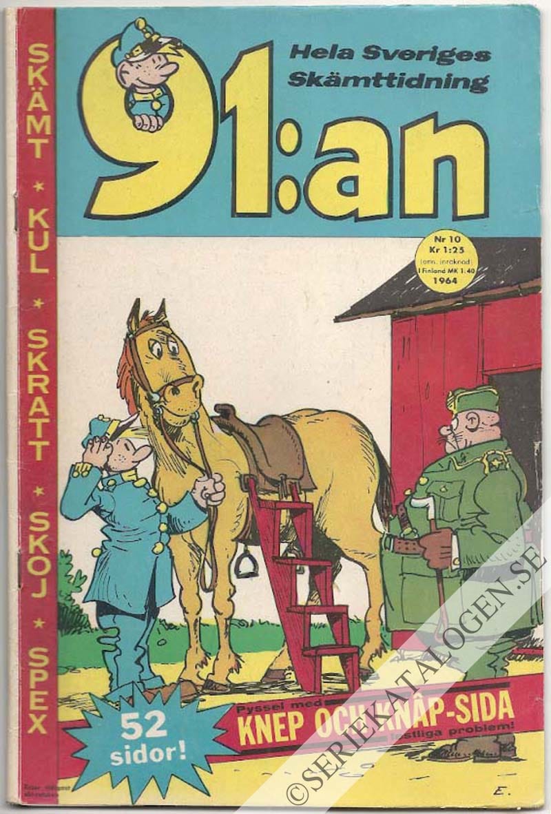 Framsida på 91:an #10 (1964)