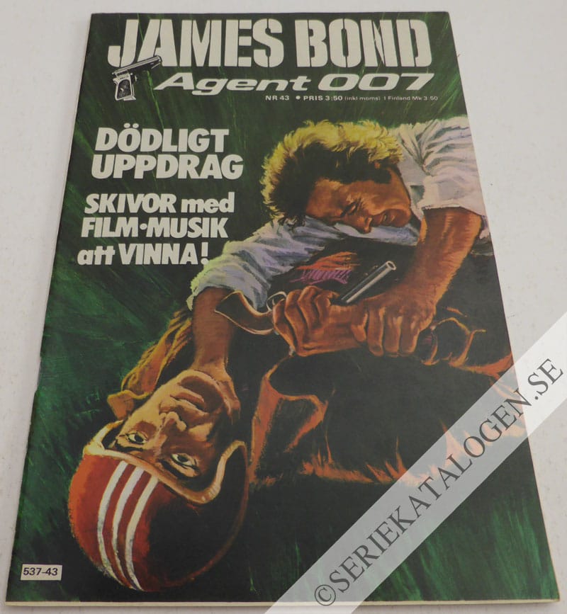 Framsida på James Bond agent 007 #43 (1976)