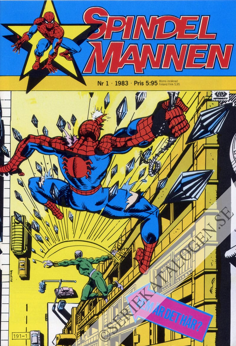 Framsida på Spindelmannen #1 (1983)
