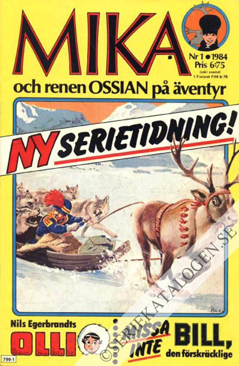 Mika och renen Ossian på äventyr (1984)