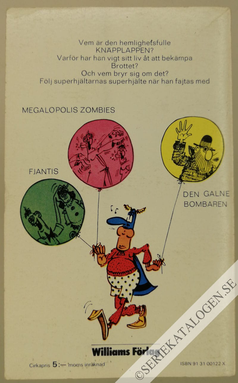 Baksida på MAD bjuder på Knäpplappen (1974)