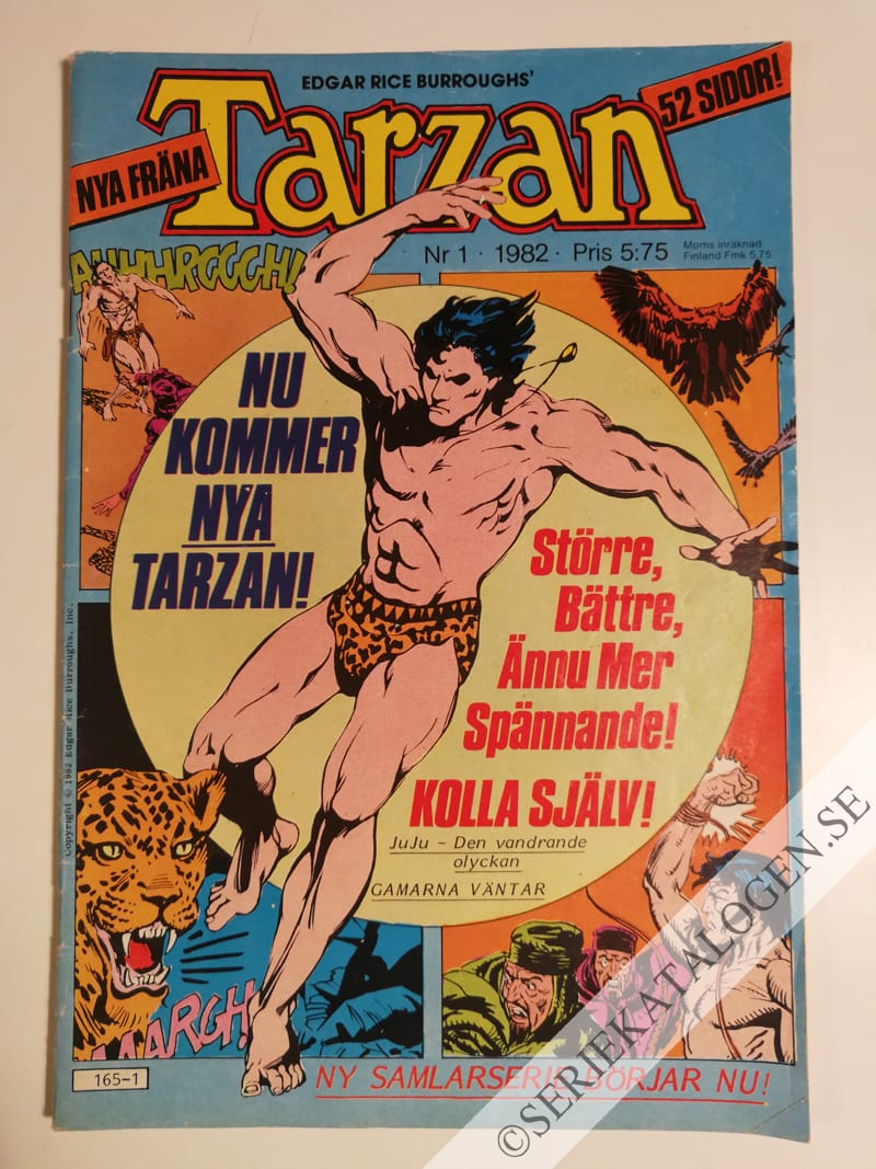 Framsida på Tarzan #1 (1982)