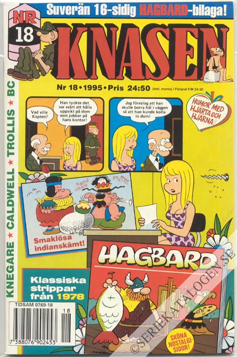 Framsida på Knasen #18 (1995)