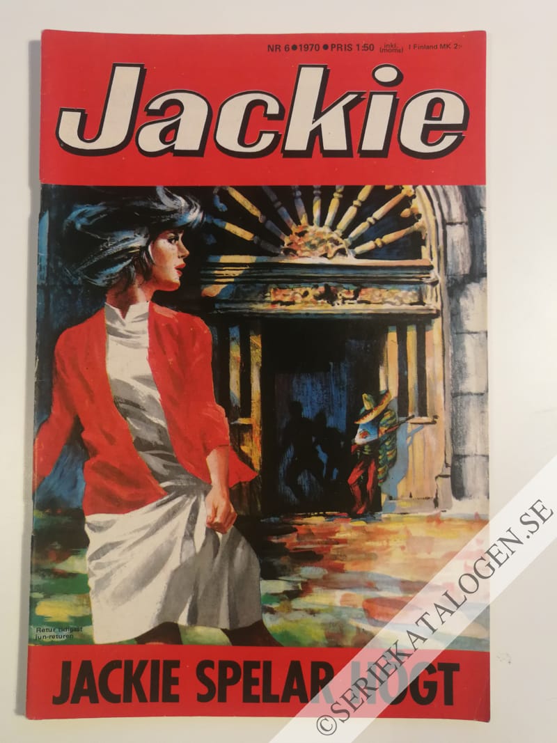Framsida på Jackie #6 (1970)