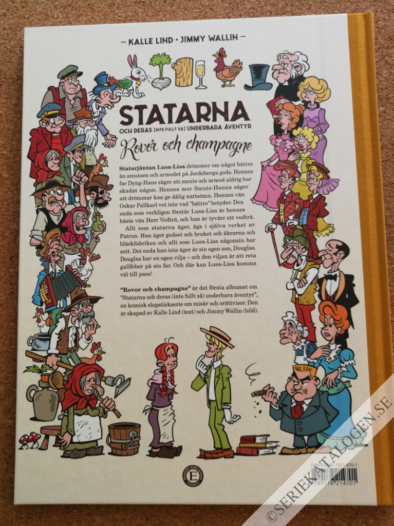 Baksida på Rovor och champagne (2019)
