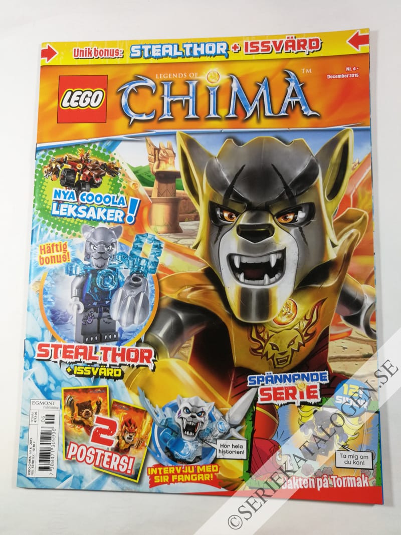 Framsida på Legends of Chima #6 (2015)