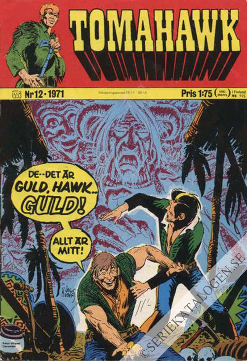 Framsida på Tomahawk #12 (1971)