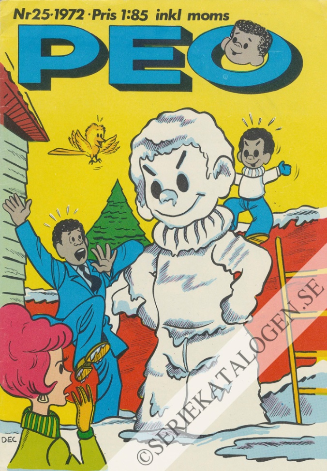 Framsida på Peo #25 (1972)