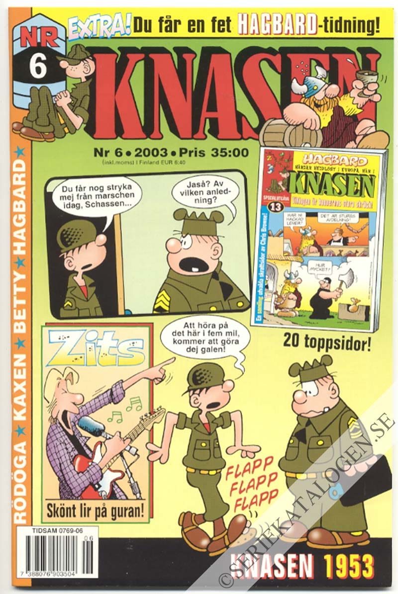 Framsida på Knasen #6 (2003)